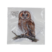 Serviette papier hibou 33x33cm