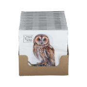 Serviette papier hibou 33x33cm