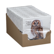 Serviette papier hibou 33x33cm