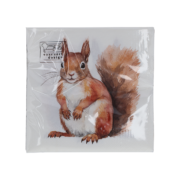 Serviette papier écureuil 33x33cm