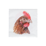 Papierservietten Huhn 33x33cm