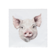 Paper napkins pig 33x33cm