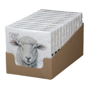 Papieren servetten schaap 33x33cm