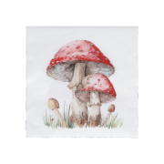 Papierserviett. Fliegenpilz 33x33cm