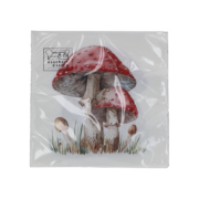 Papierserviett. Fliegenpilz 33x33cm