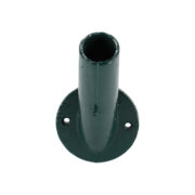 Cast iron flag pole holder