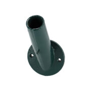 Cast iron flag pole holder